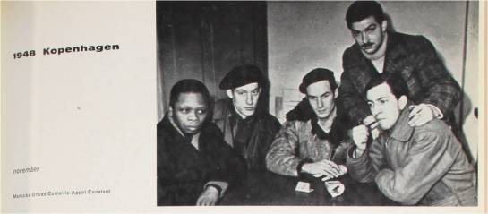 Mancoba Ortvad, Corneille, Appel en Constant 1948 Kopenhagen