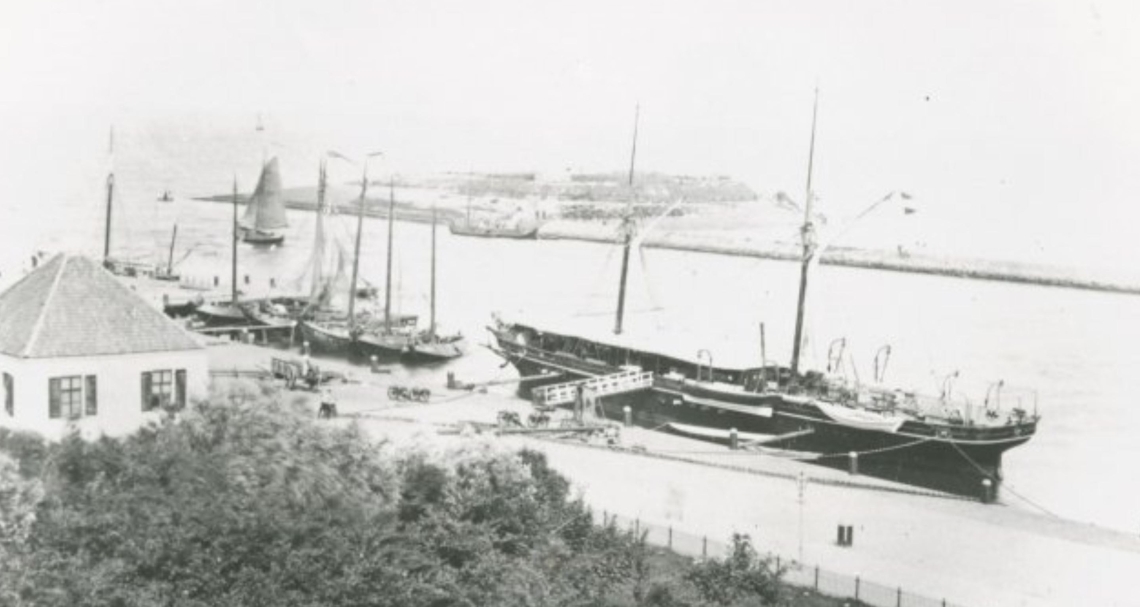 Den Helder 1859 stoomschip Het Loo