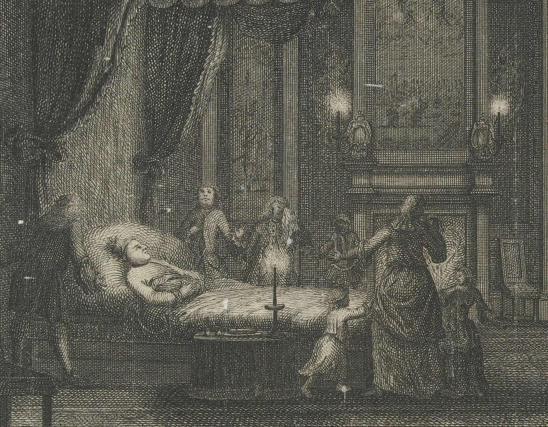 Overlijden prins Willem IV, anoniem, coll. Rijksmuseum